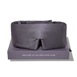 DROWSY 22 Momme Mulberry Silk Sleep Mask Face-Hugging, Padded Cocoon Luxury